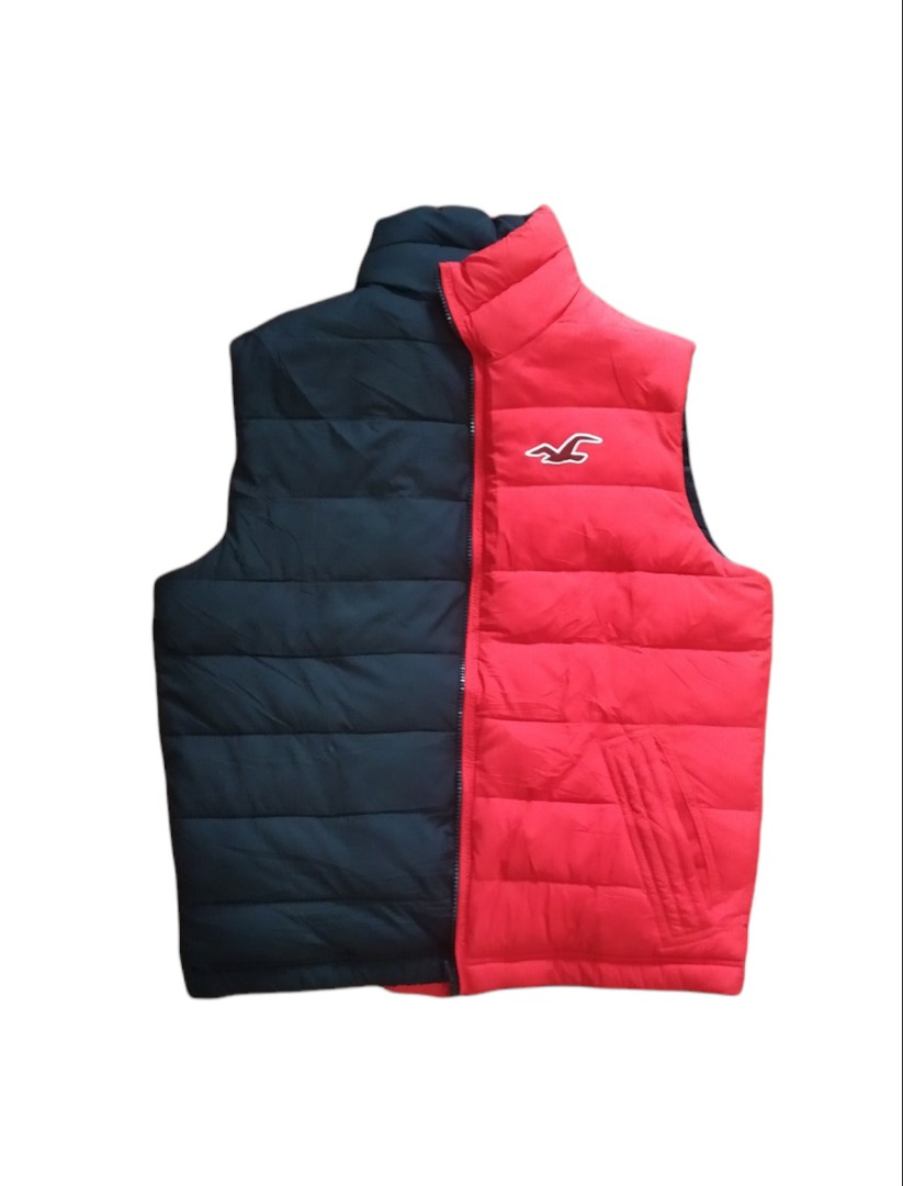 hollister sleeveless jacket