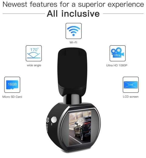 Hqbking wifi dashcam 1080p hotsell