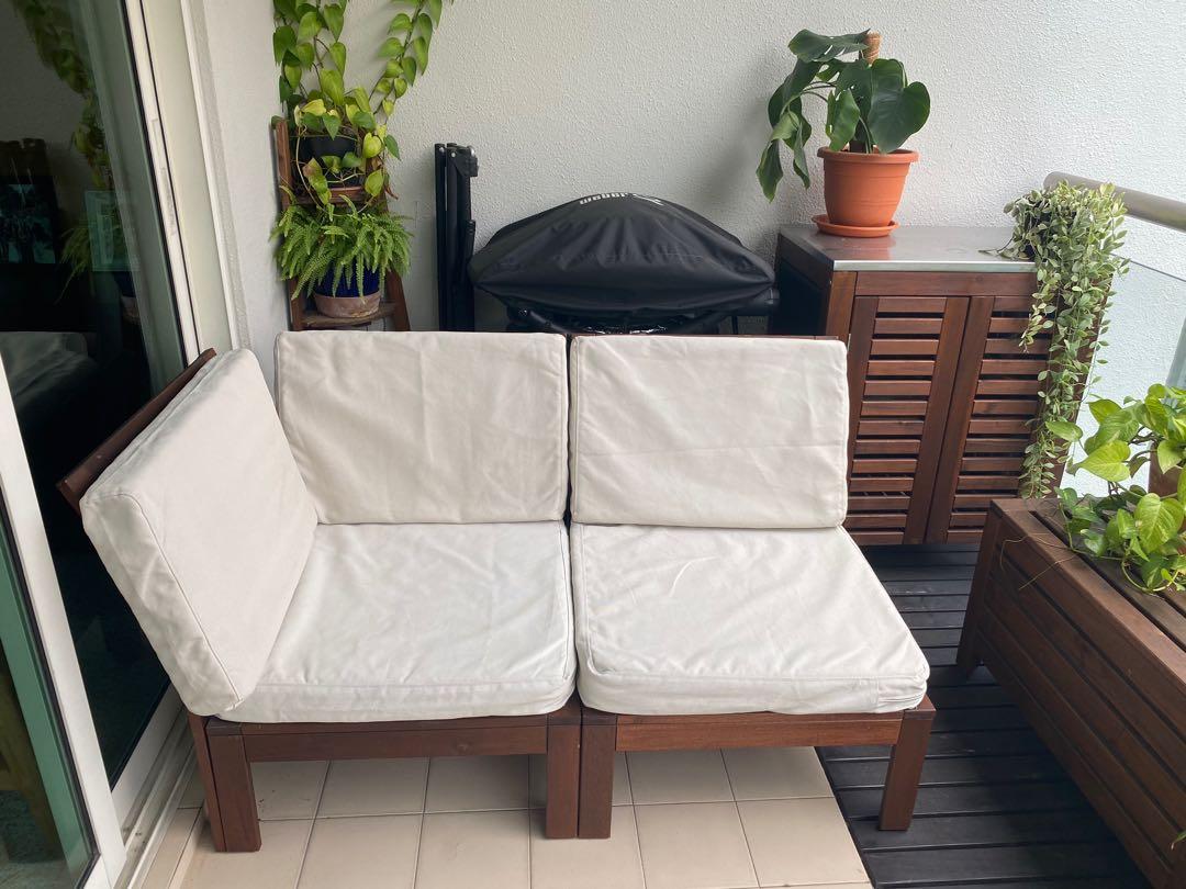 IKEA APPLARO Balcony Furniture / Outdoor Sofa / Seat Set, Furniture