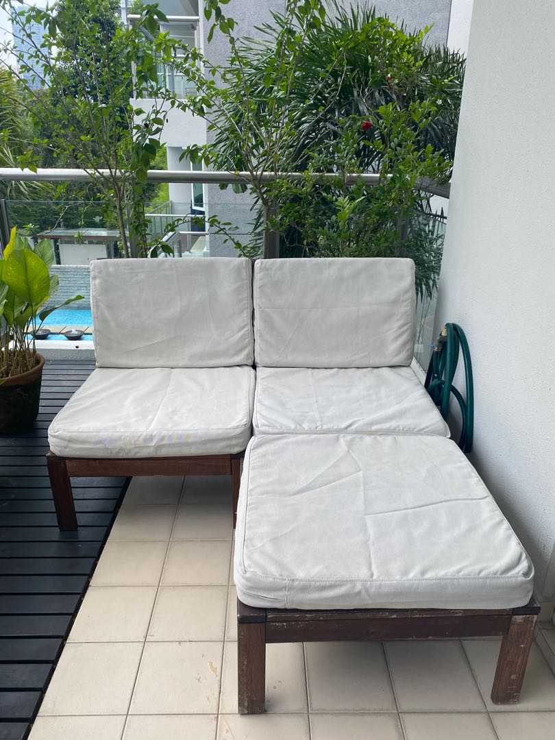 IKEA APPLARO Balcony Furniture / Outdoor Sofa / Seat Set & Coffee Table
