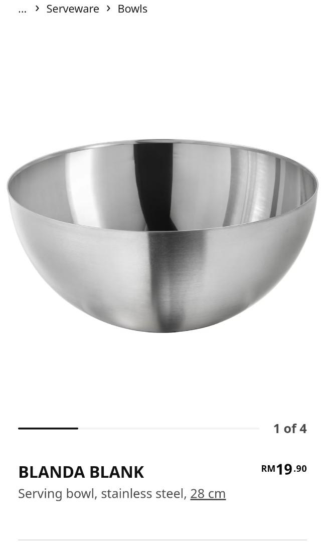 Ikea blanda blank stainless mixing bowl, Furniture & Home Living, Home  Improvement & Organisation, Home Improvement Tools & Accessories on  Carousell