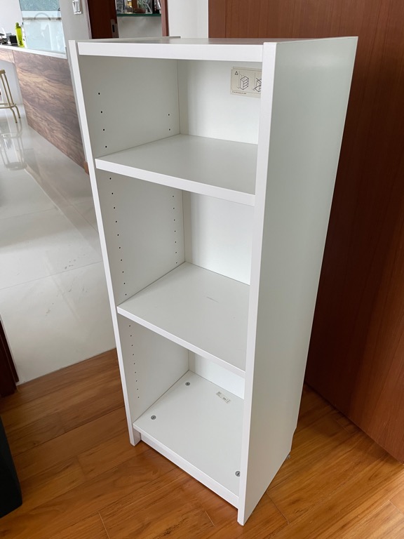 Ikea White Billy Bookcase Furniture, Ikea Billy Bookcase Flat Pack Size