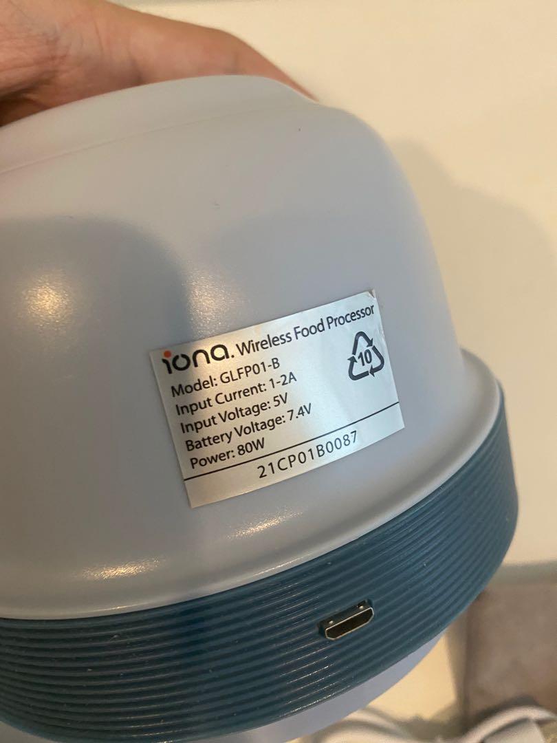 Iona food processor, TV & Home Appliances, Kitchen Appliances, Juicers