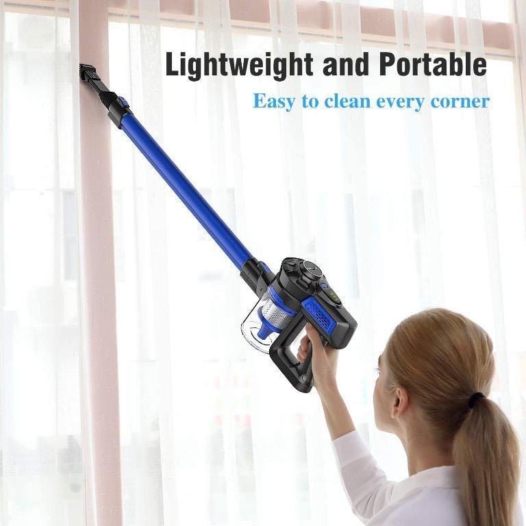 JASHEN V12S Lightweight Cordless Vacuum Cleaner, 180W 9Kpa Powerful