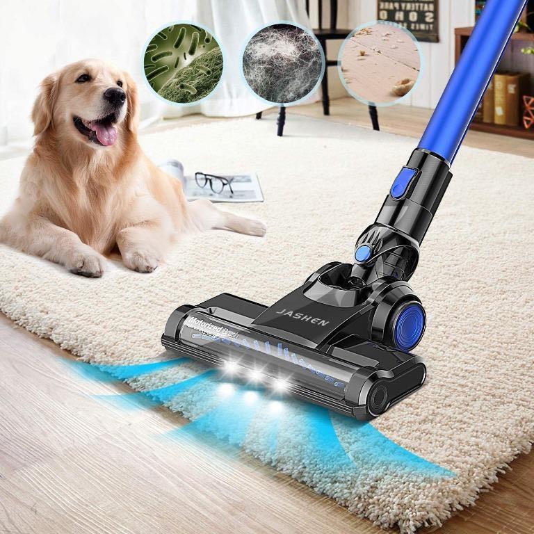 JASHEN V12S Lightweight Cordless Vacuum Cleaner, 180W 9Kpa Powerful