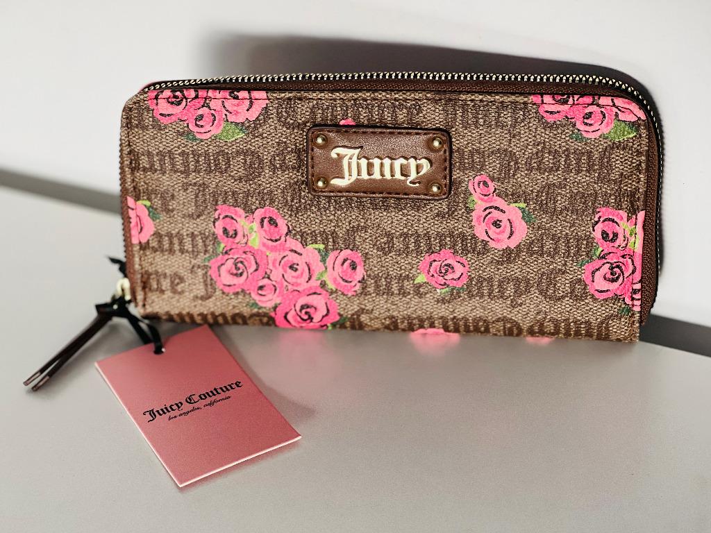 Juicy Couture Pink Long Zip Wallet