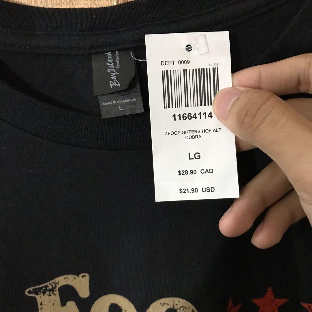 KAOS BAJU BAND FOO FIGHTERS OFFICIAL MERCH LICENSED