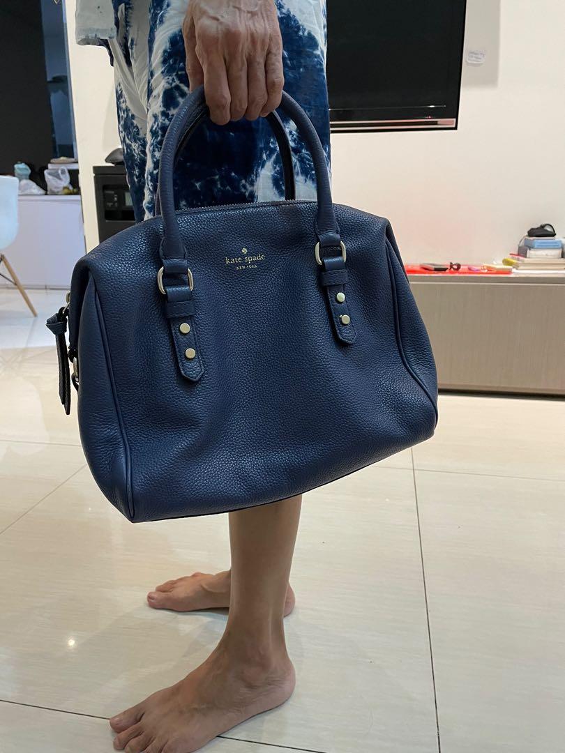 Kate Spade Blue Bowling Bag