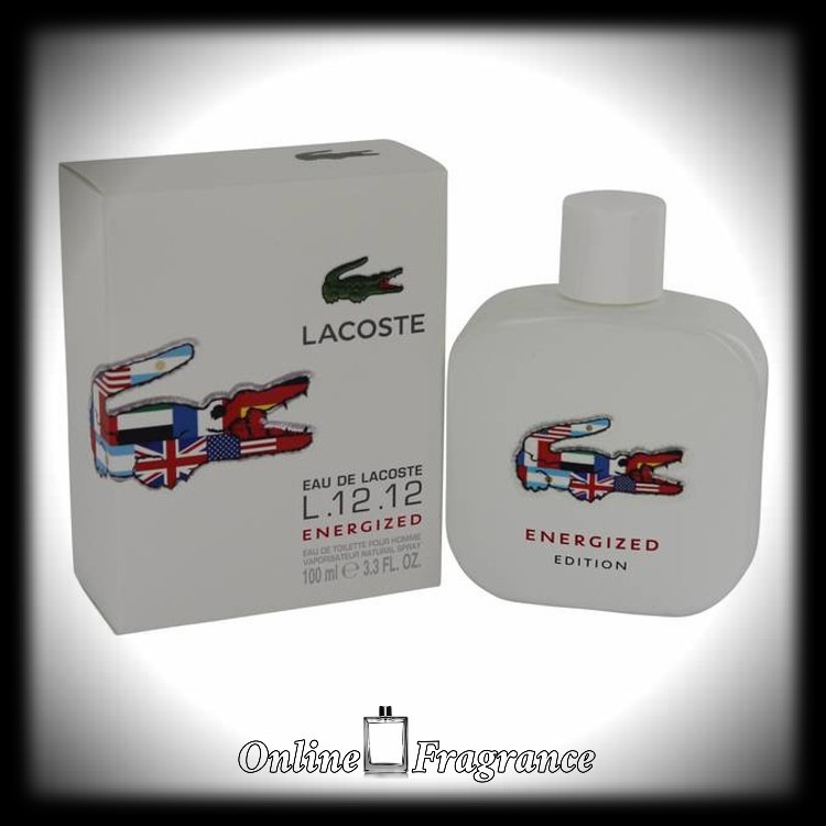 Lacoste Energized L.12.12 100ml EDT Cologne (Minyak Wangi, 香水) for Men by Lacoste [Online_Fragrance 100% Authentic], Beauty & Personal Care, Hands & Nails on
