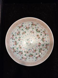 Late Qing double sided painting Bowl for sale