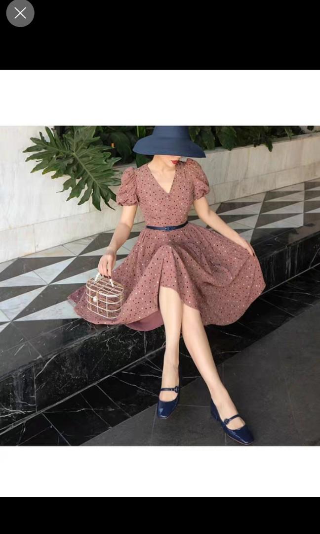 Le palais vintage polka dot dress Women s Fashion Dresses Sets Dresses on Carousell