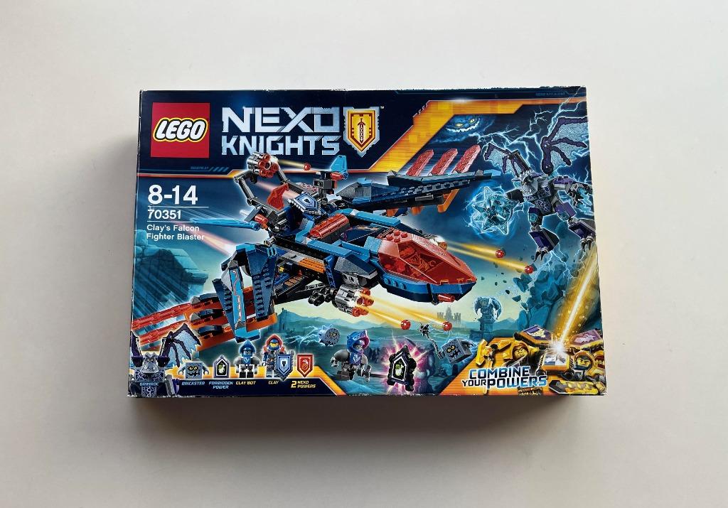 Lego nexo knights clay's falcon fighter blaster on sale