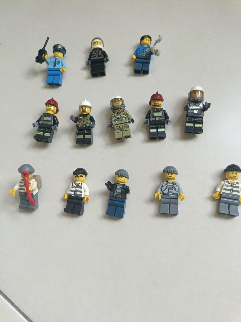 Lego city police robbers firefighters