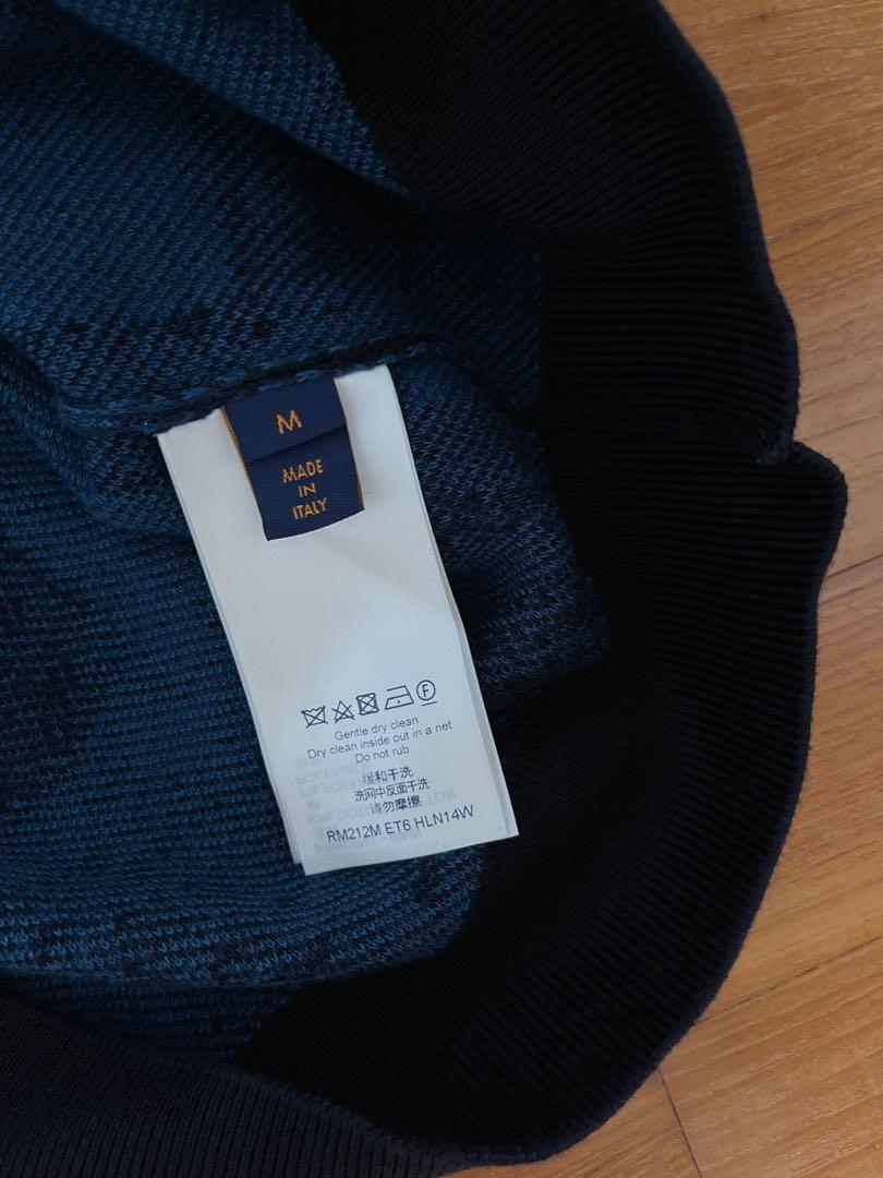 Louis Vuitton 2021 Damier Salt Jacquard Sweatshirt - Blue Sweatshirts &  Hoodies, Clothing - LOU476805