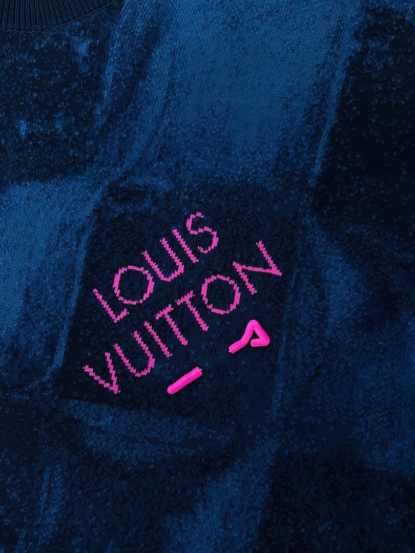Louis Vuitton Louis Vuitton Salt Damier Jacquard Crewneck Size XL