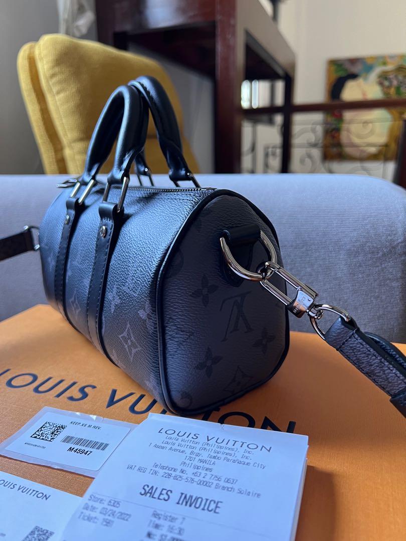 Louis Vuitton Keepall XS Monogram Eclipse Reverse, Luxury, Bags