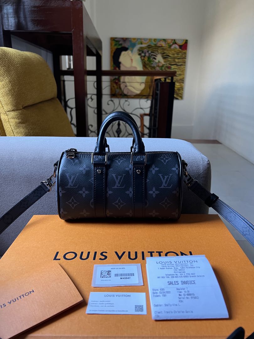 Louis Vuitton 2021 Reverse Monogram Eclipse Keepall XS - Black Messenger  Bags, Bags - LOU511175