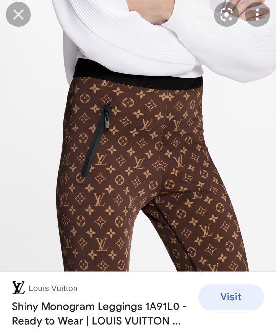 Louis Vuitton Monogram Leggings, Luxury, Apparel on Carousell