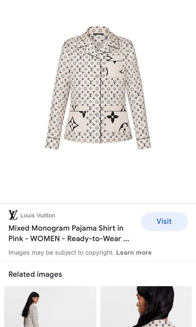 Mixed Monogram Pajama Shirt - Ready-to-Wear