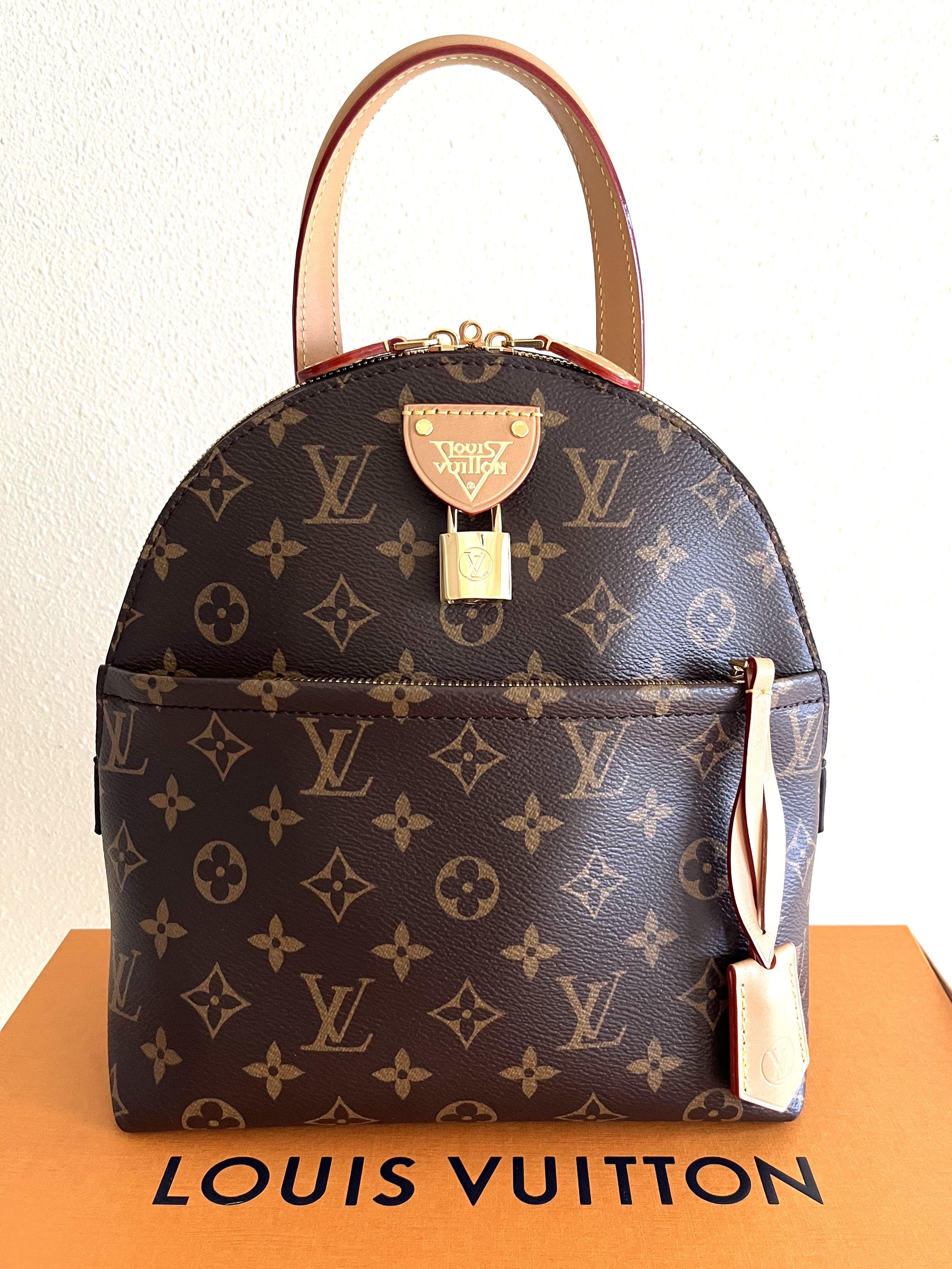 Louis Vuitton Moon Backpack Monogram Brown in Coated Canvas with