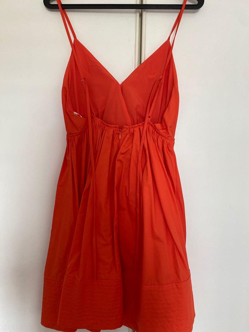 love bonito orange dress Jorelle Satin A-line Midaxi Dress