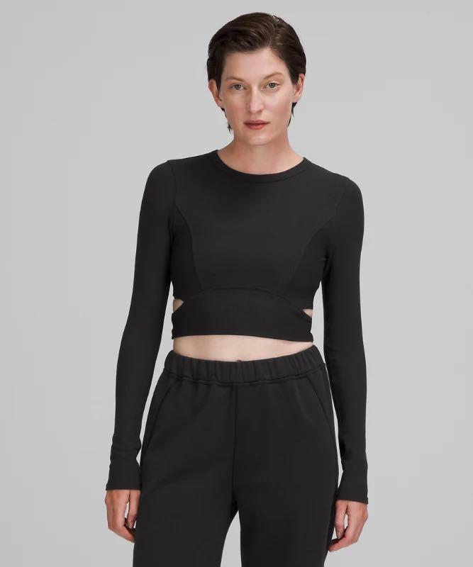 Lululemon LA Cut Out Waist Crop Long 