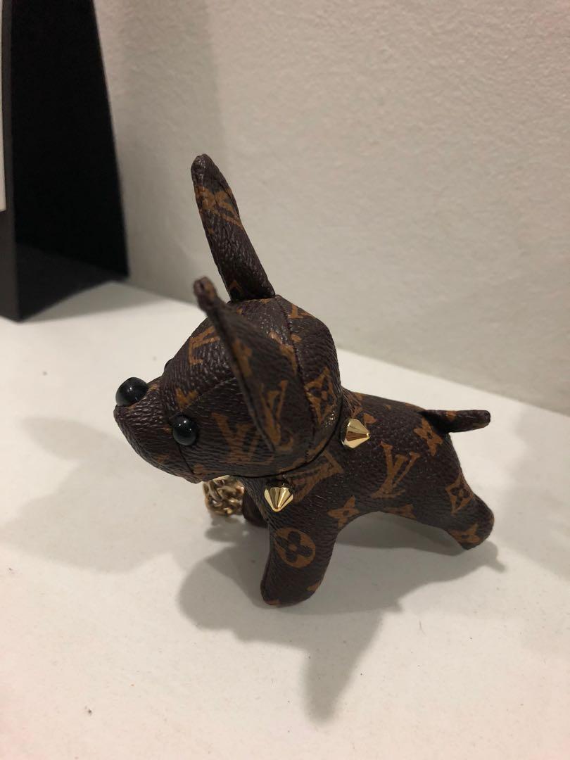 Louis Vuitton French Bulldog Keychain, Luxury, Accessories on Carousell