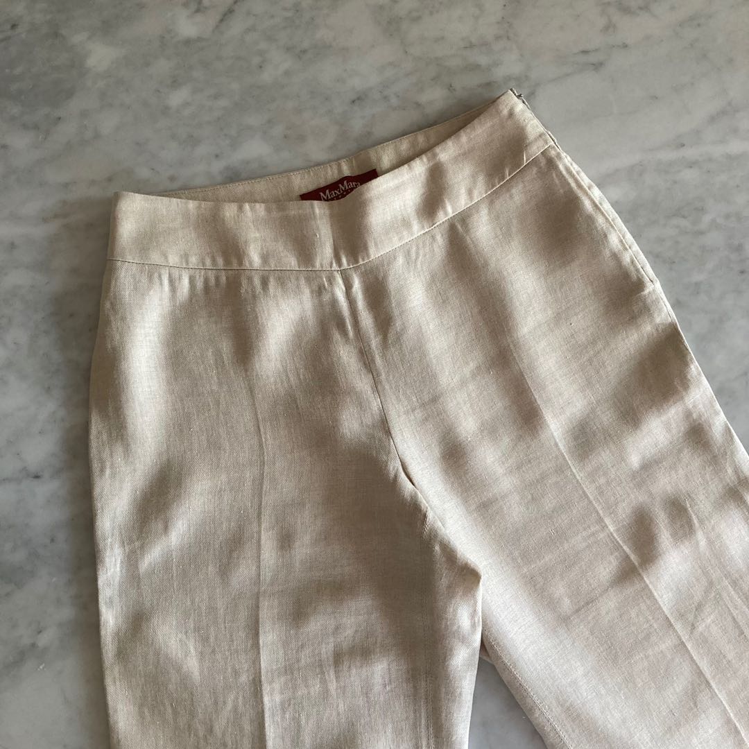 Max studio linen pants sale