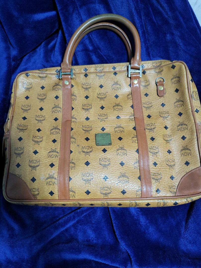 MCM briefcase, Luxury, Bags & Wallets on Carousell