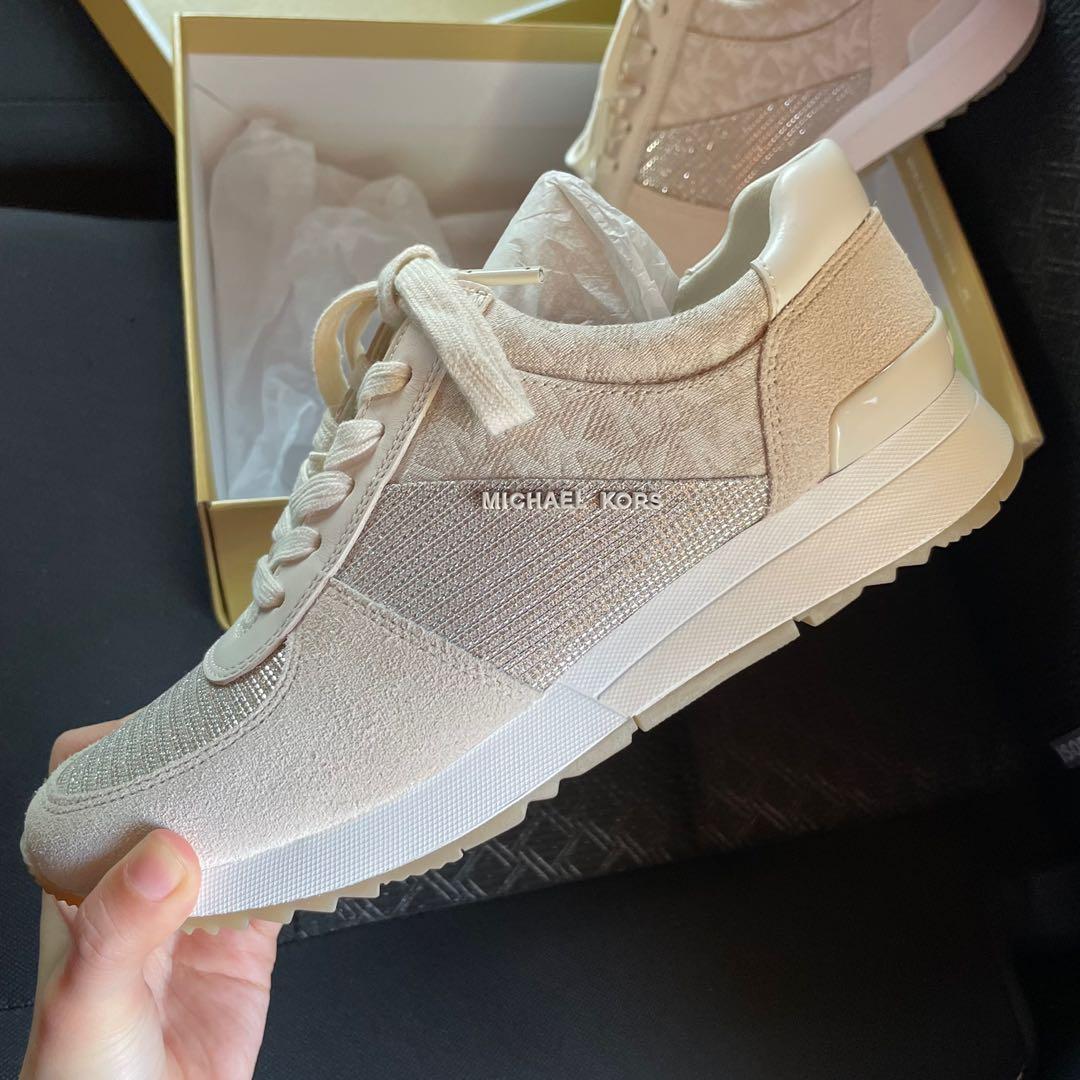Michael kors allie 2025 trainer sneakers olive