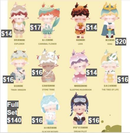 Mimi Adventure Series 1 Full Set Figurines
