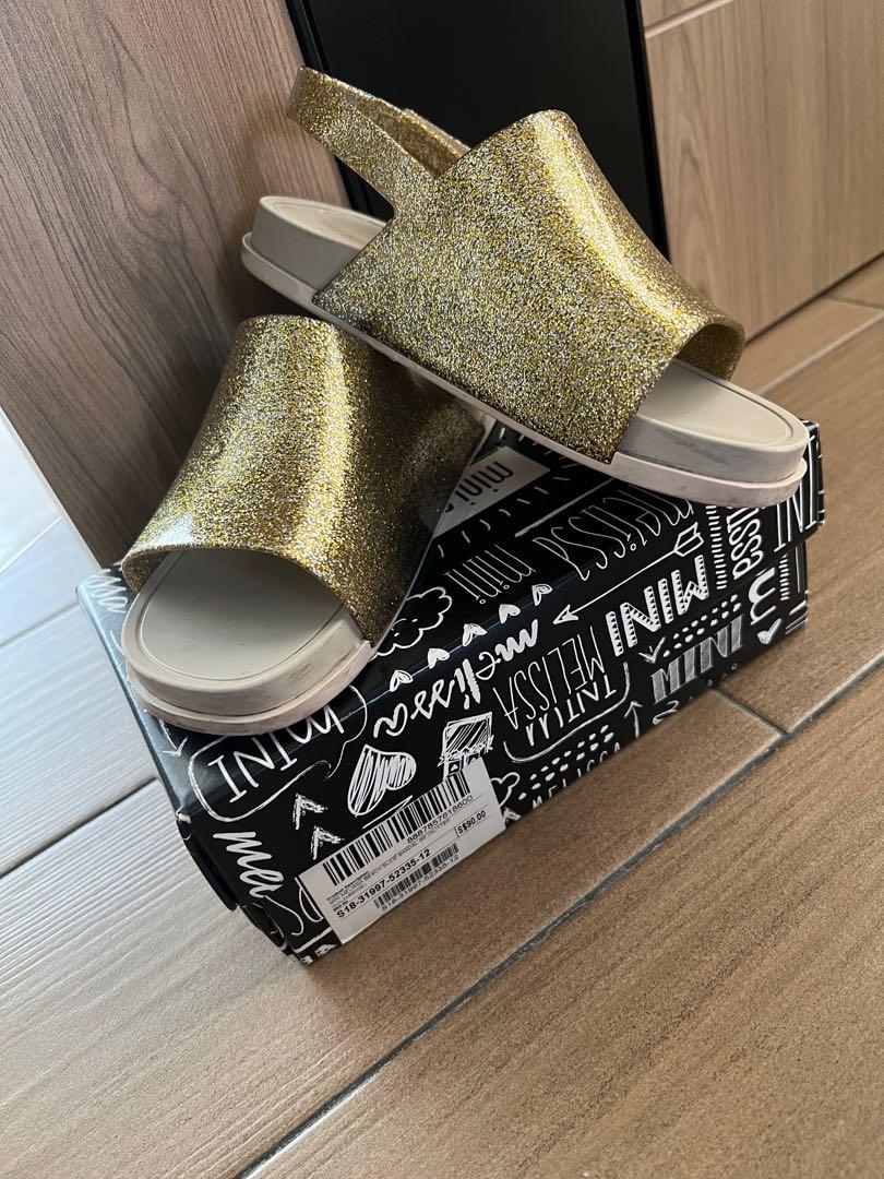 Melissa best sale glitter slides