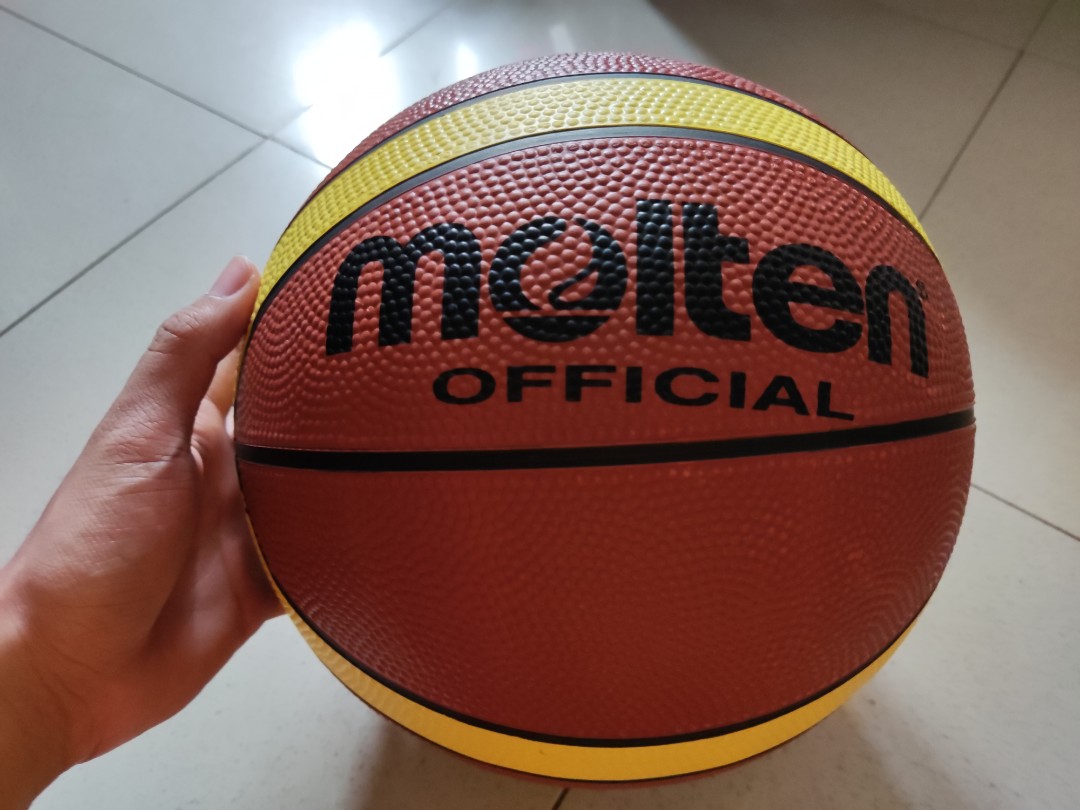 Molten Official Basketball, Sports Equipment, Sports  Games, Racket and  Ball Sports on Carousell