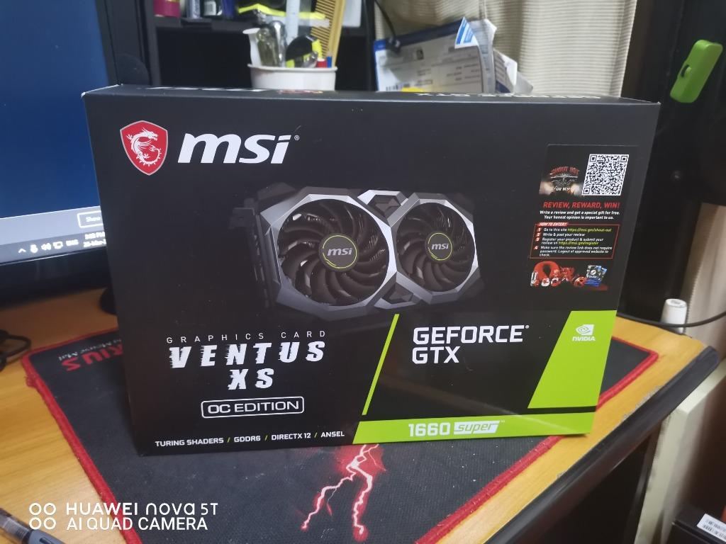 Msi gtx 1660 super on sale ventus xs oc opiniones