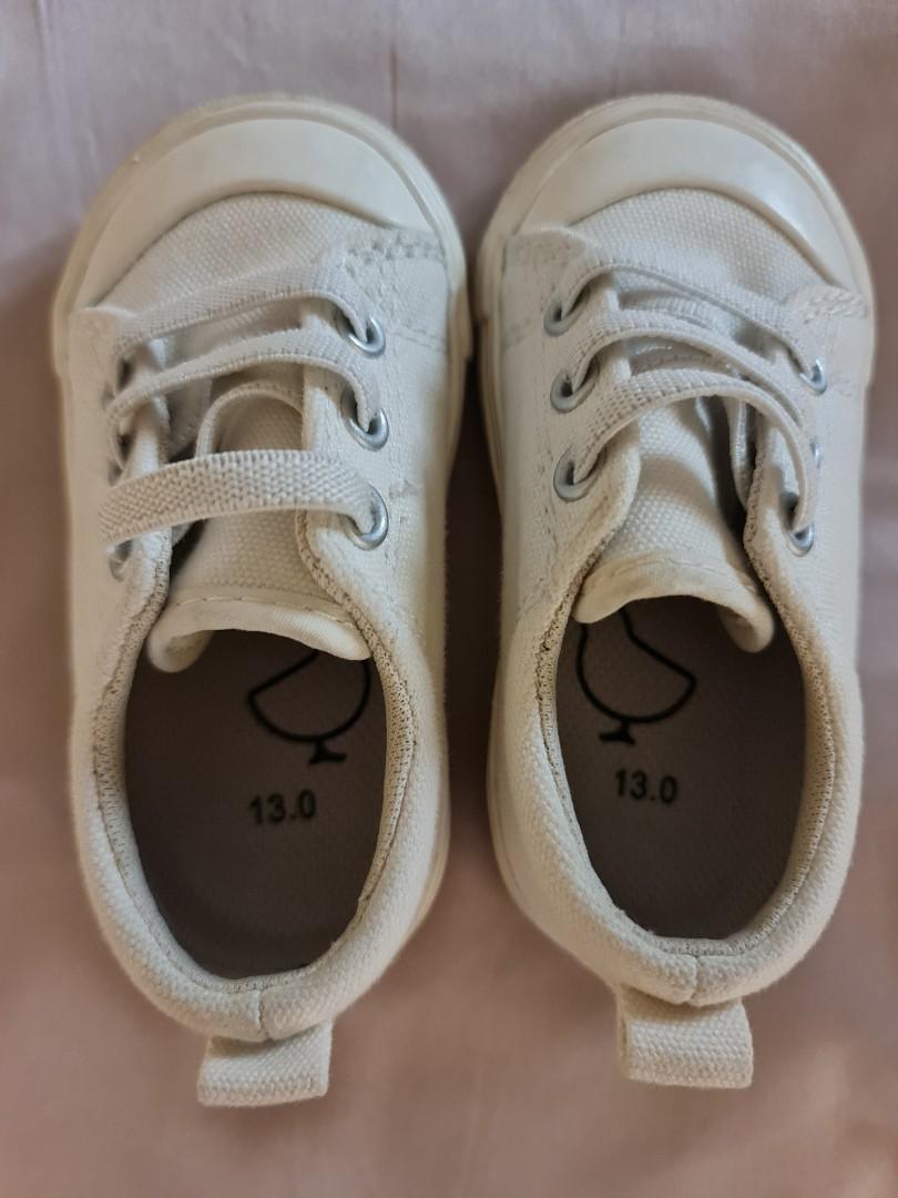 Muji white sneakers Babies Kids Babies Kids Fashion on Carousell