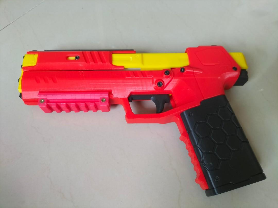 NERF Gecko Blaster, Hobbies & Toys, Toys & Games on Carousell