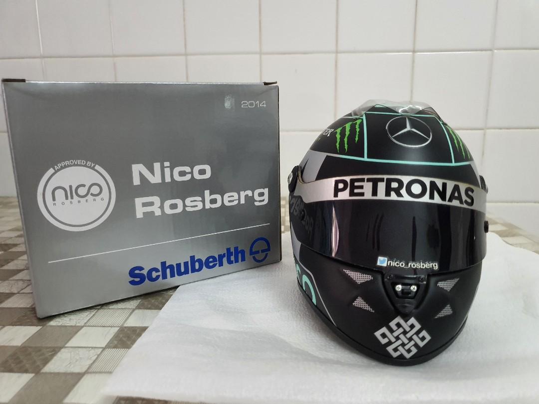 Nico Rosberg of Mercedes F1 1/2 Helmet 2014 Season, Hobbies & Toys