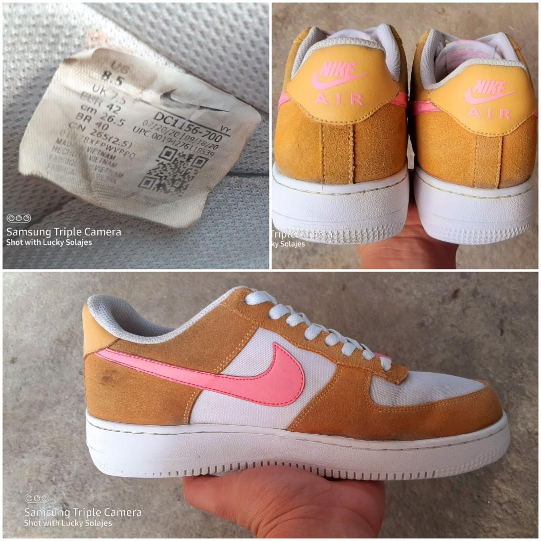 Nike Air Force 1 Pink Orange DC1156-700 Release Info