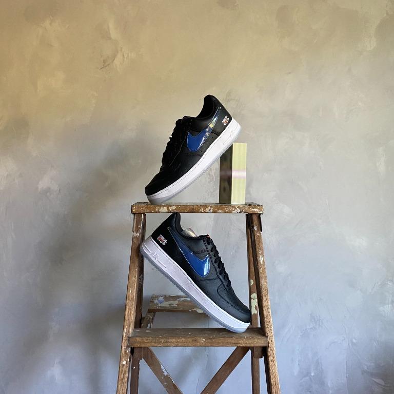 Nike Air Force 1 Low x Kith Knicks Away Black Shoes CZ7928-001