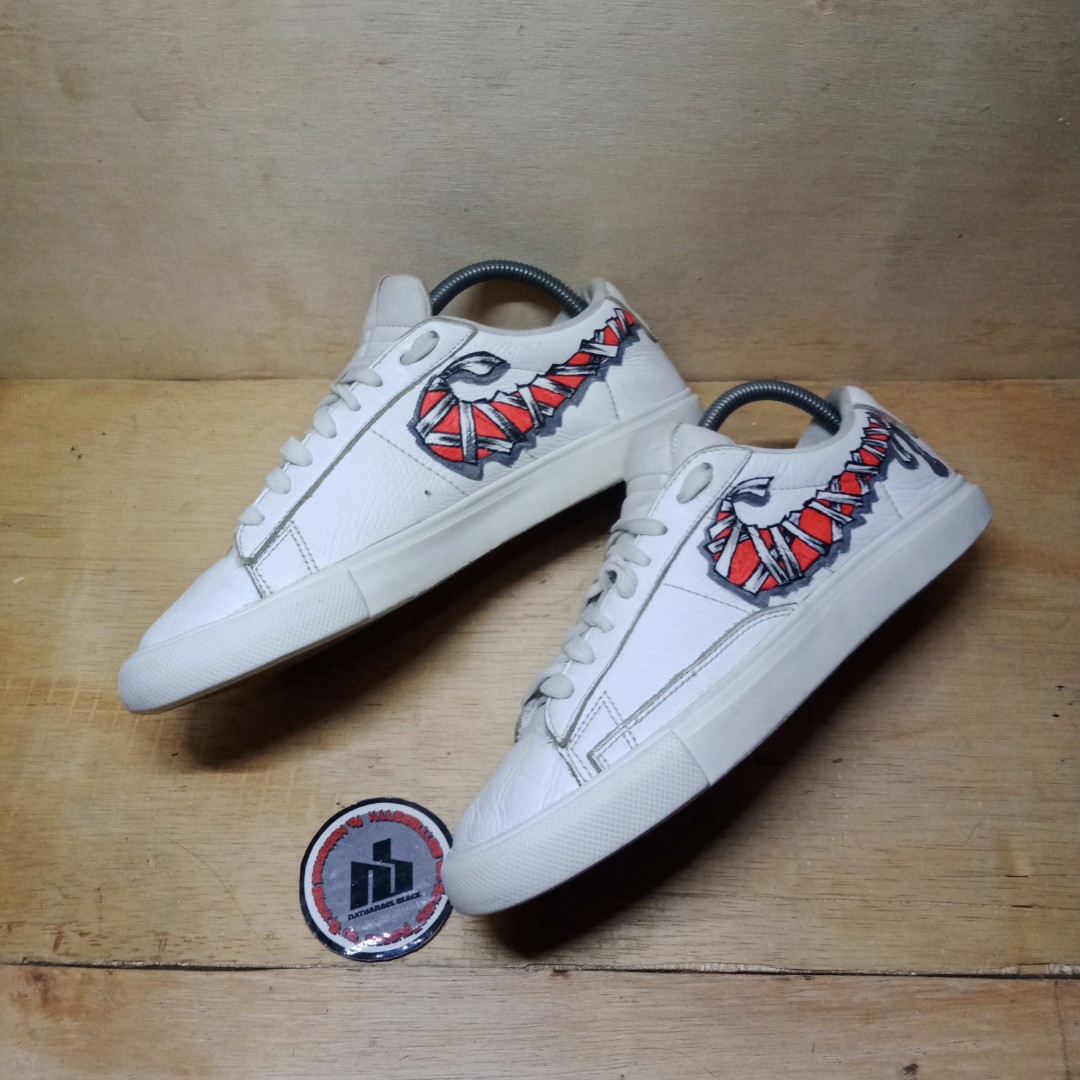 Nike blazer low leather custom gravity 