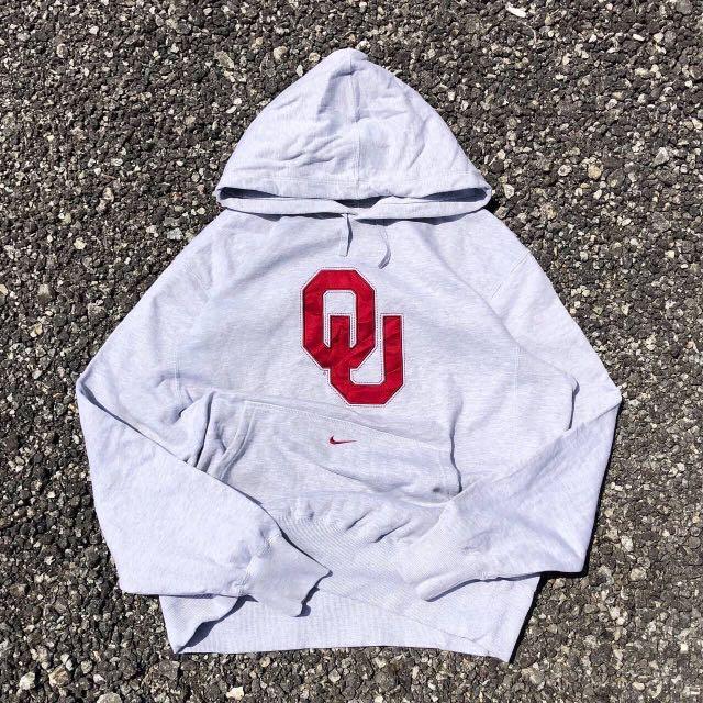 Nike Center OU Grey Hoodie Men s Fashion Tops Sets on Carousell