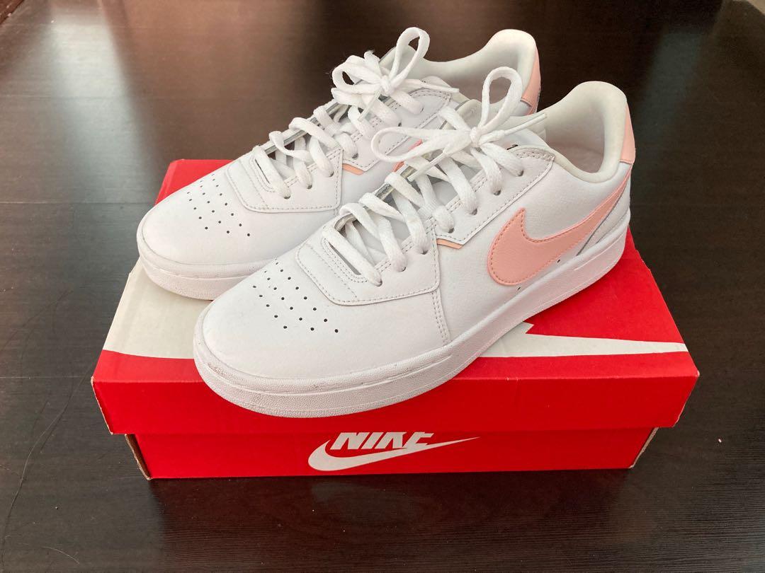 nike court blanc sneaker red