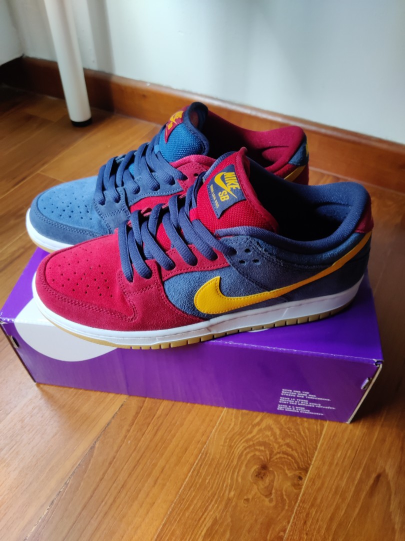 dunk barcelona on feet