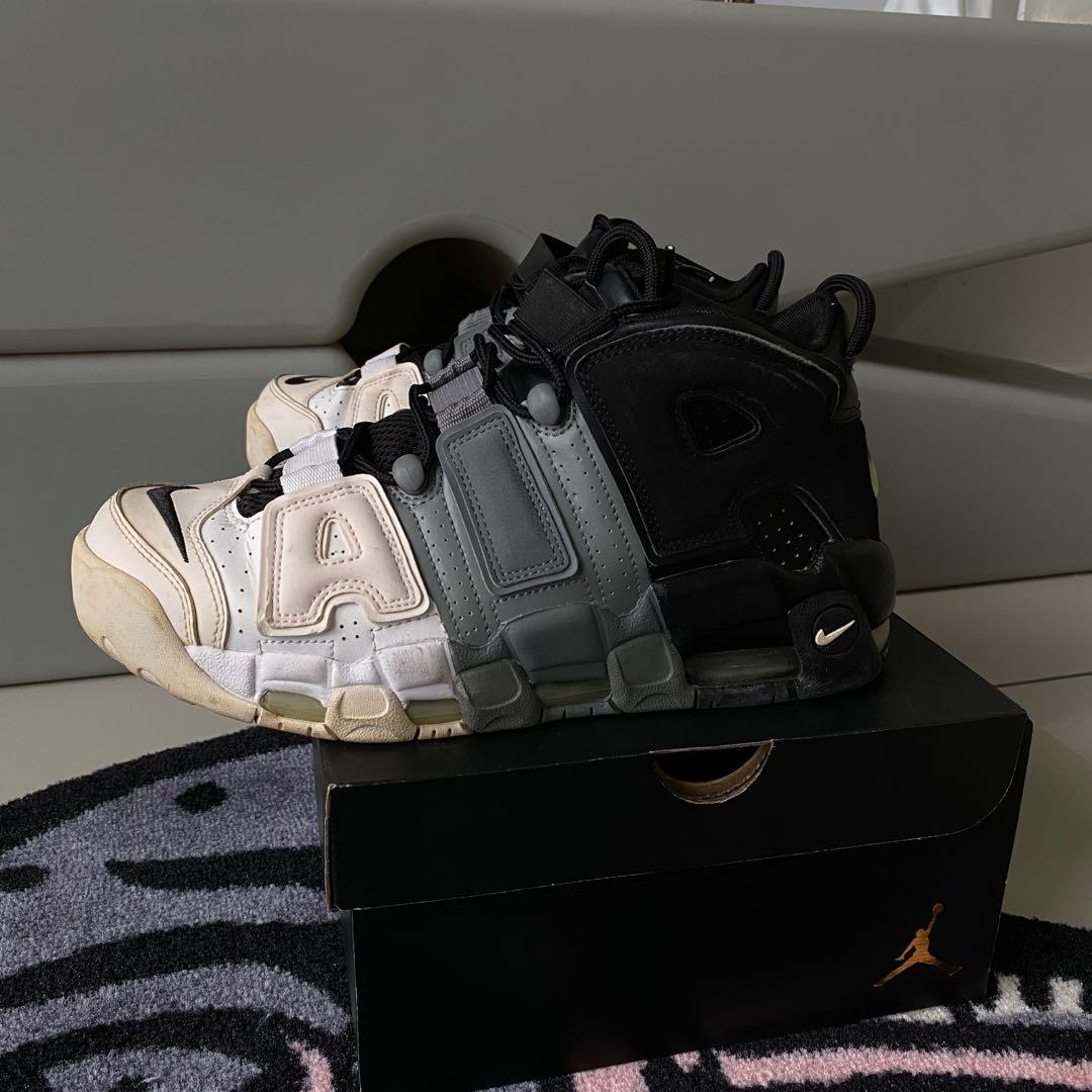 Nike store uptempo tricolor