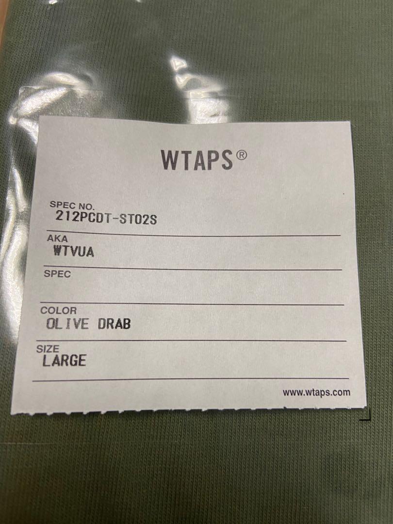 Olive 03) Wtaps 21FW WTVUA spot tee 212pcdt-st02s, 男裝, 上身及