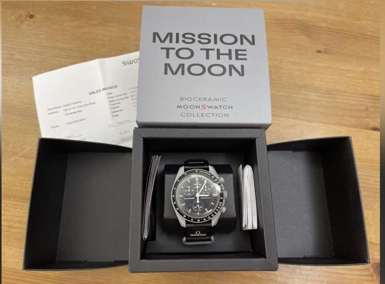 Omega x Swatch mission to the moon, 名牌, 手錶- Carousell
