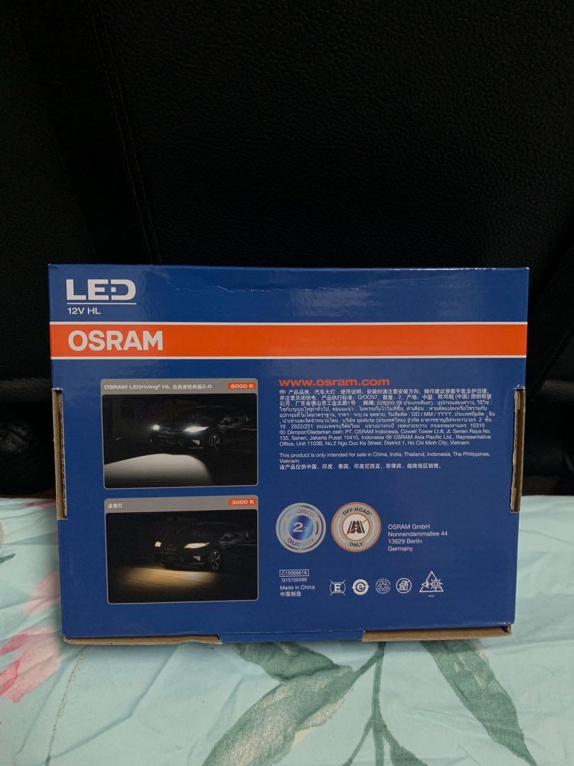 Osram LEDriving HL XLZ (H11/H8/H16) + Free T10 Osram LED, Auto Accessories  on Carousell
