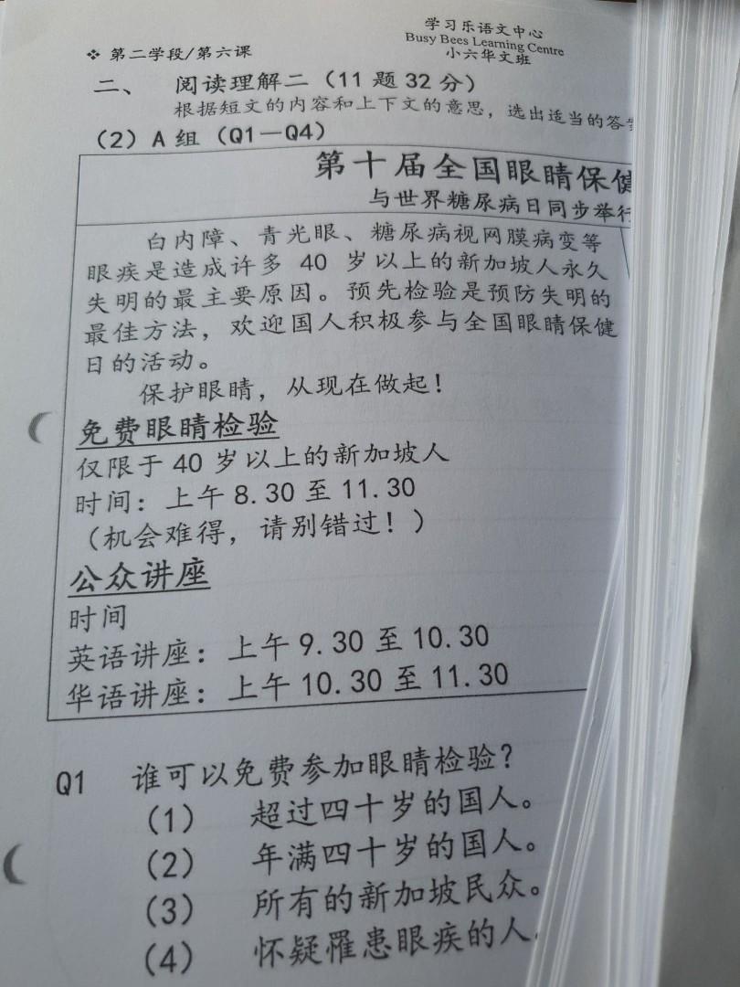 P6 Busy Bee Chinese Regular Class, Hobbies & Toys, Books & Magazines, Assessment Books on Carousell