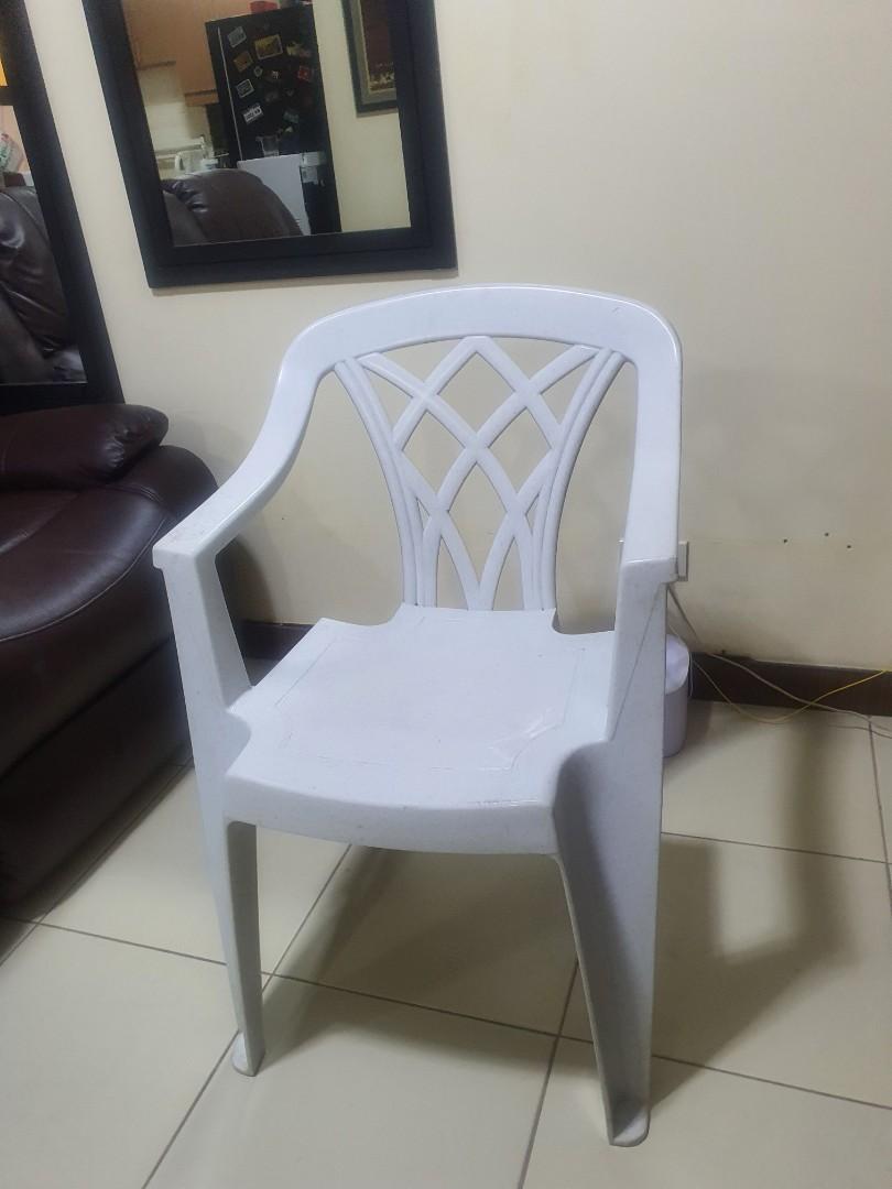 Pair LIFETIME table and chair with arm rest, Furniture & Home Living