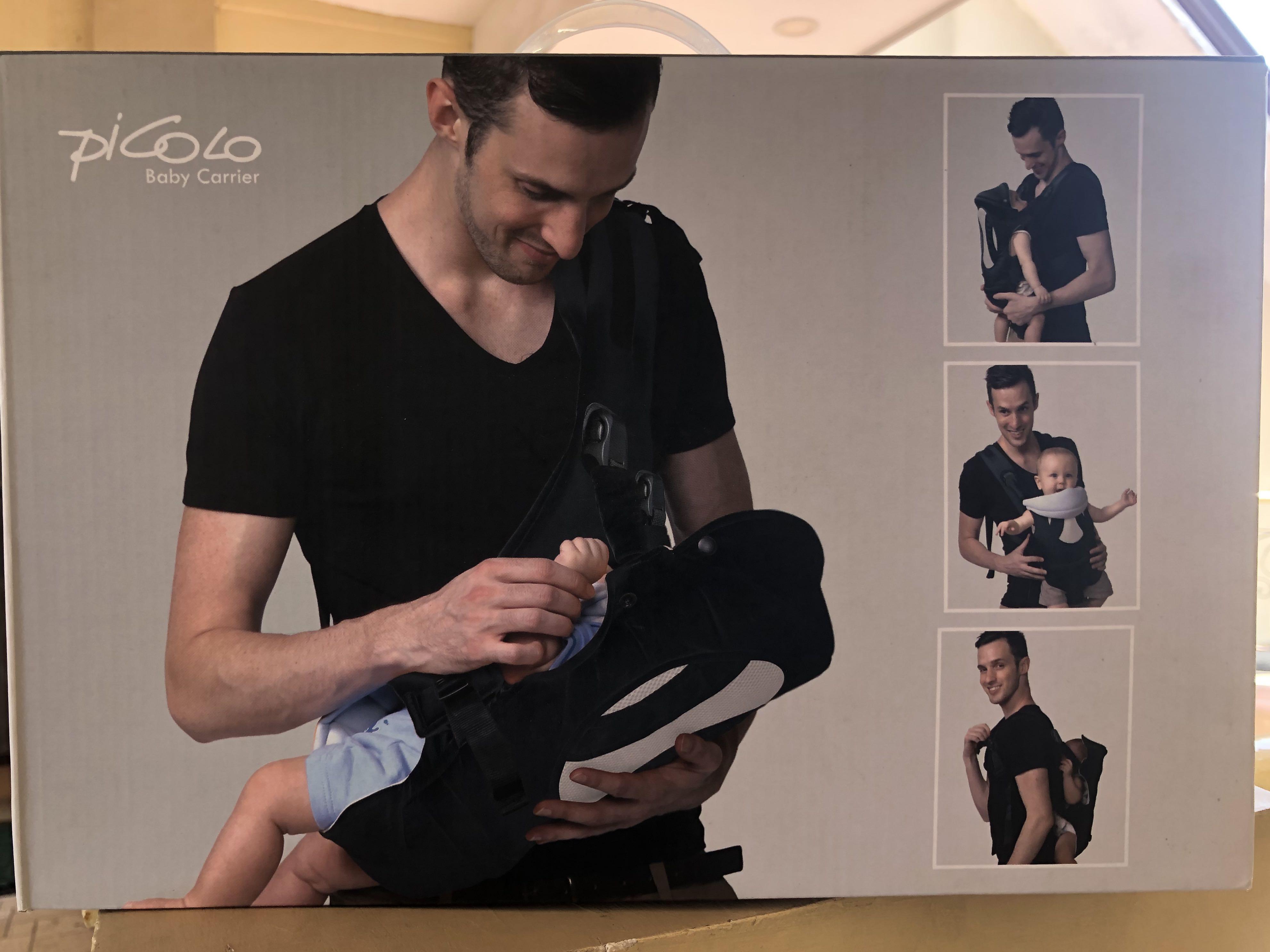 Picolo Baby Carrier (Category: Carriers & Slings) located in Las Pinas. Submitted by thingsupforgrab (Listing ID 1151432287, Image 1). Description: • Mall price is 1599.75 • Never been used • RFS: It was gifted to us by a friend but baby is using a different brand already.